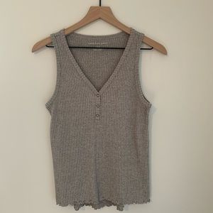 American Eagle Henley Tank Top